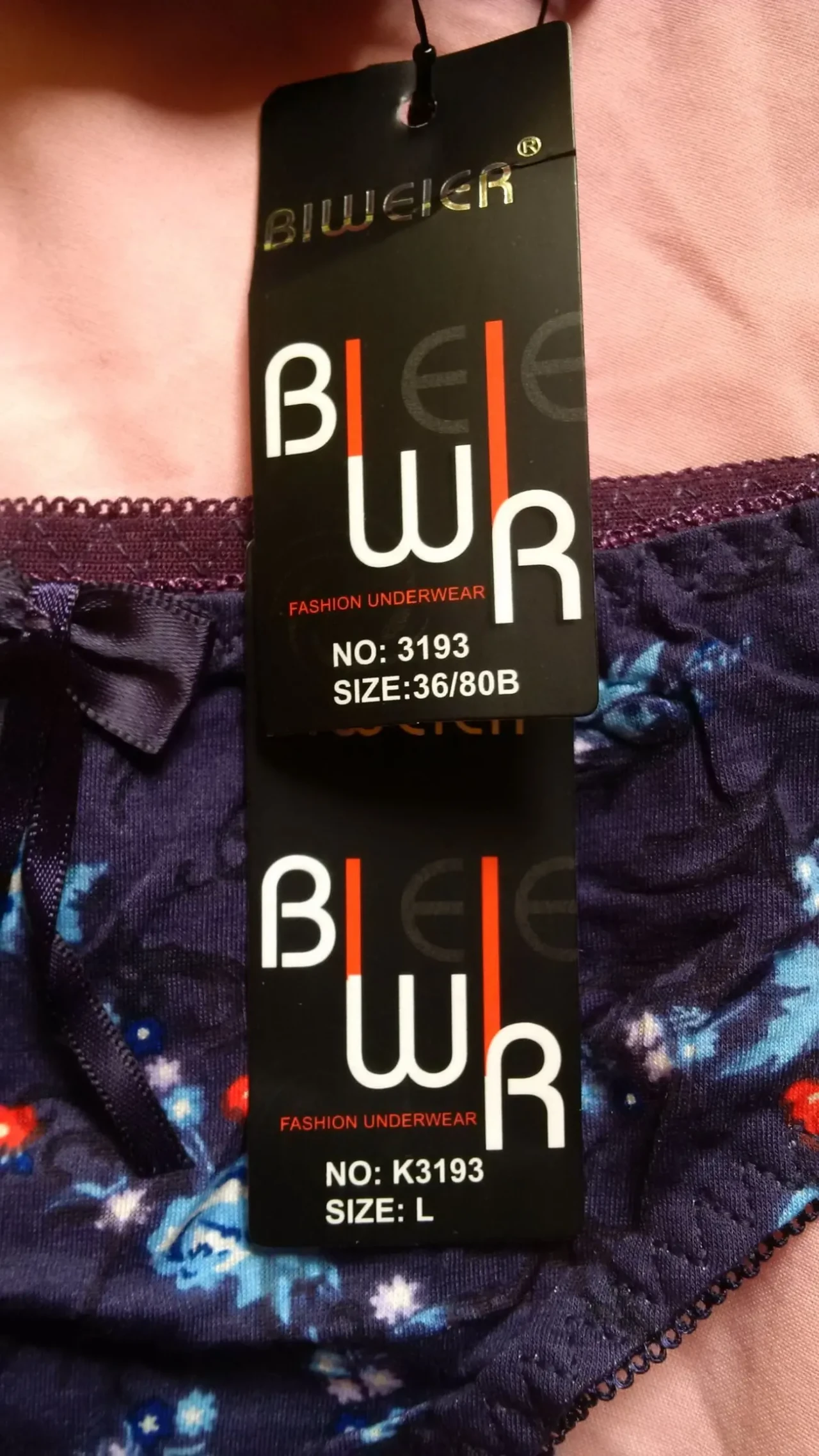 Комплект нижньої білизни biweier 7