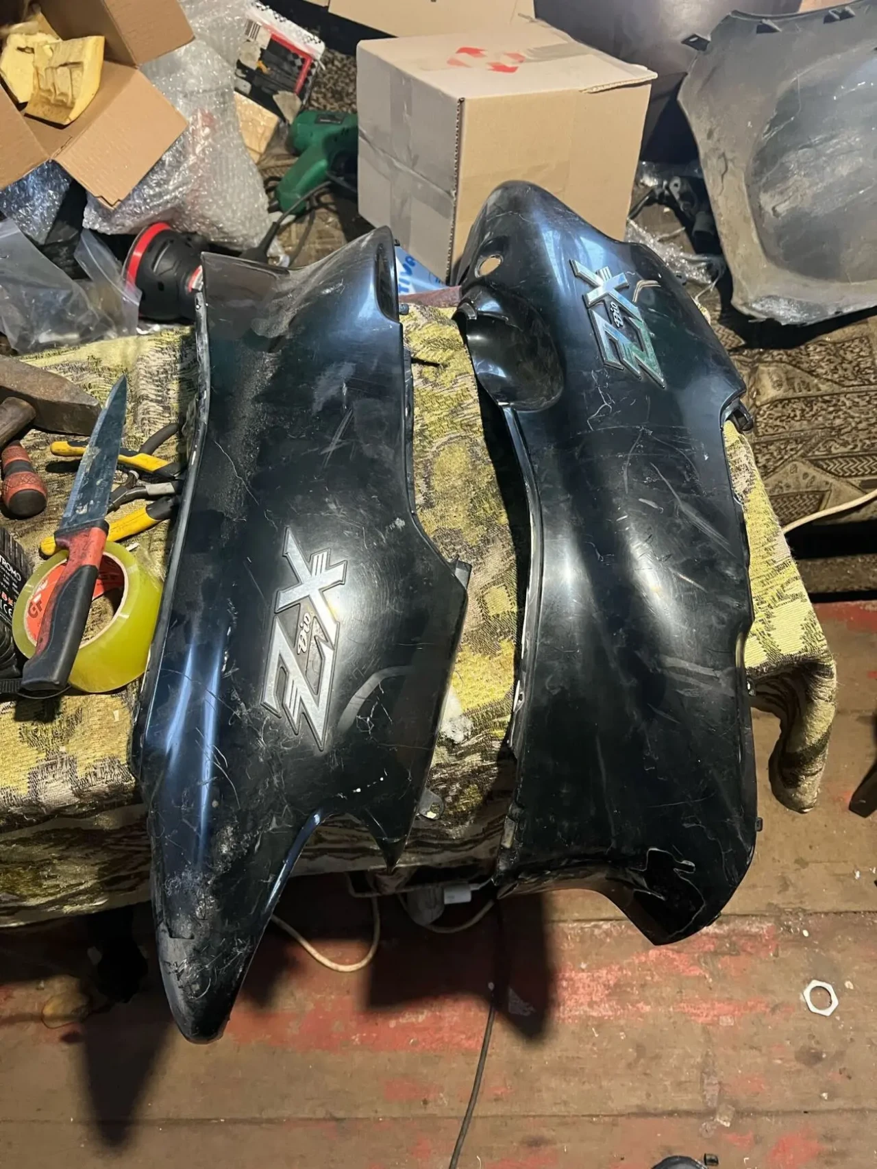 Боковинки боковушкі Хонда діо 34 / 35