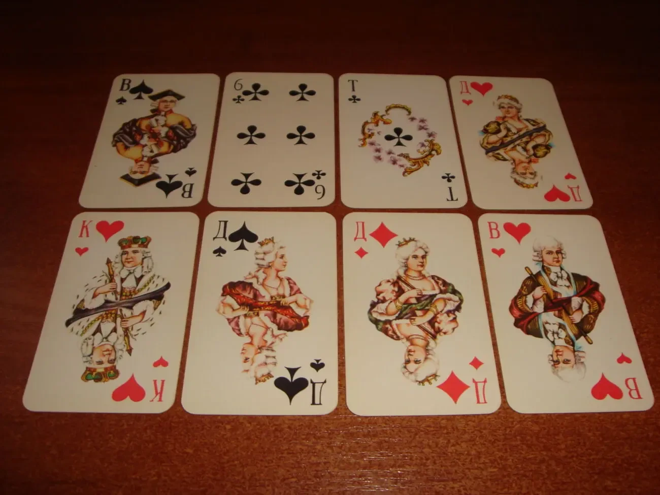 Игральные карты Рококо, 1995 г. (Ленинградские) 2