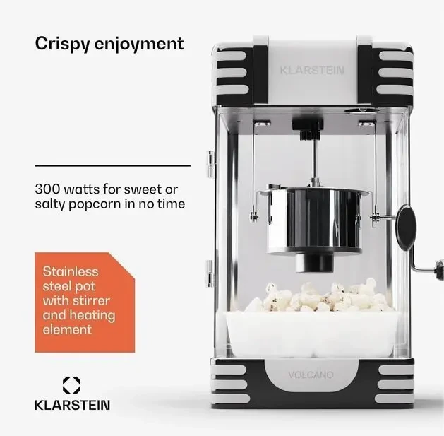Апарат для приготування попкорну Klarstein Volcano 3