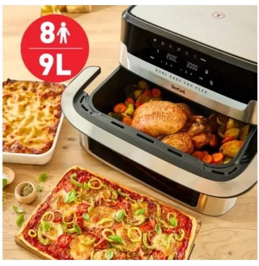 Мультипіч (Аерогриль) Tefal Dual Easy Fry Flex 5