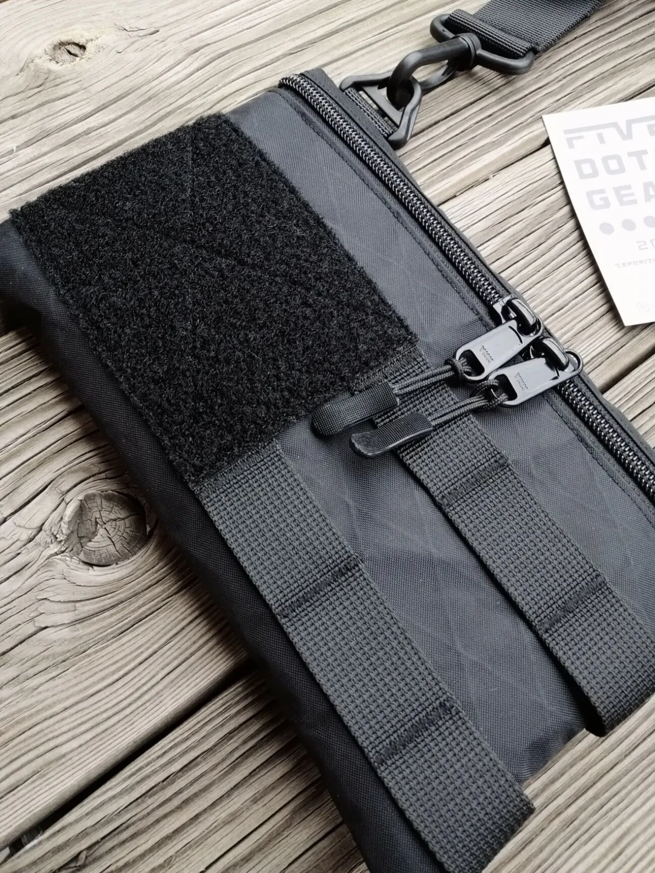 Сумка компактна x-pac велкро моллє через плече месенджер 5dotsgear ykk