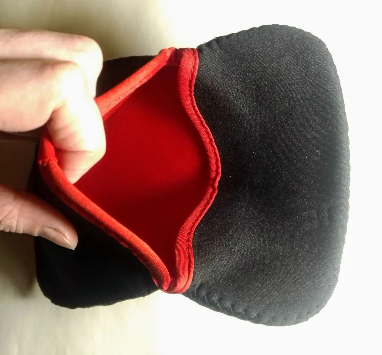 Чехол а5 сумочка черніый мягкий кофр конверт утеплитель для мелочей 2