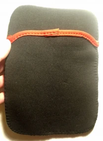 Чехол а5 сумочка черніый мягкий кофр конверт утеплитель для мелочей