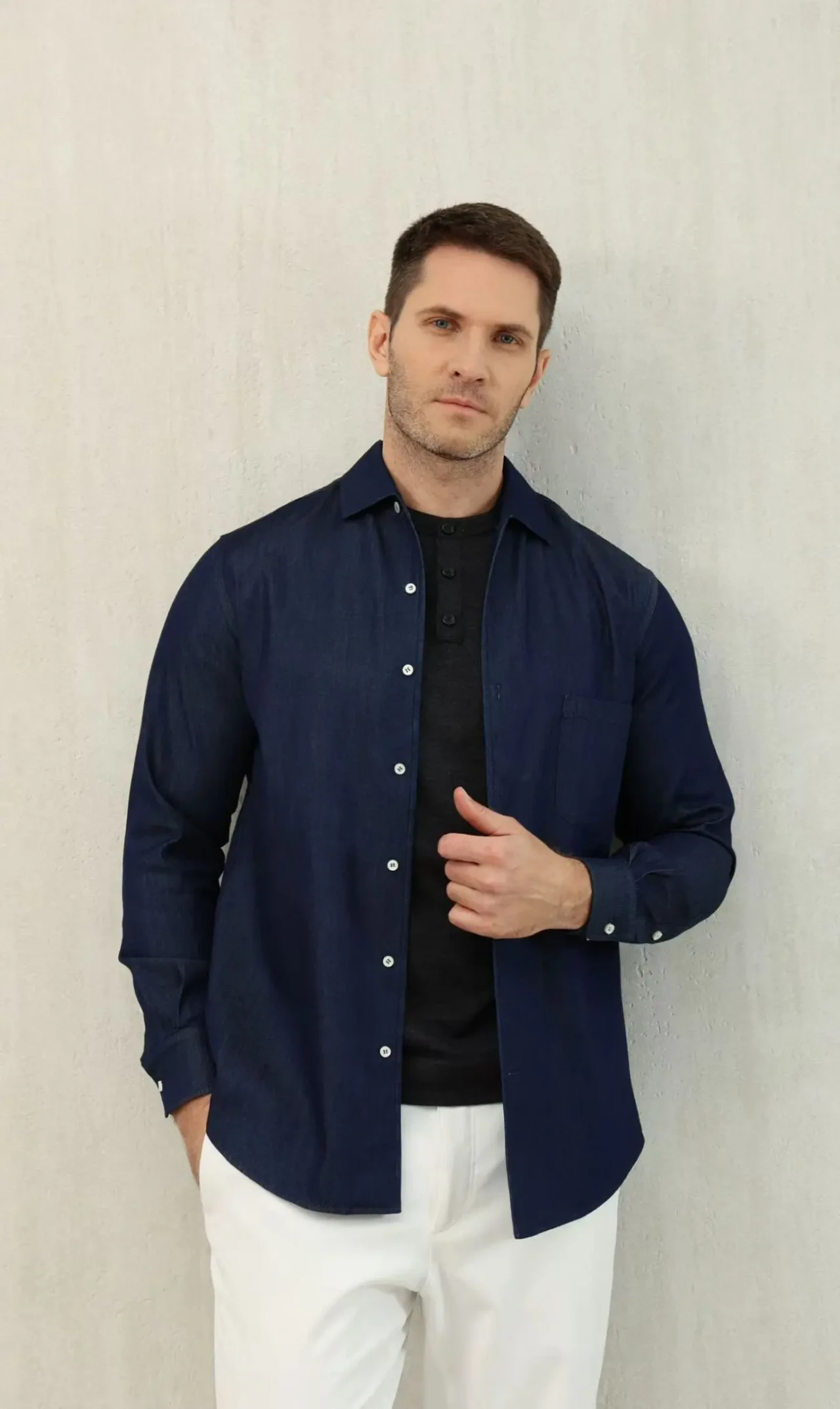 Чоловіча сорочка Loro Piana м-3хл 9