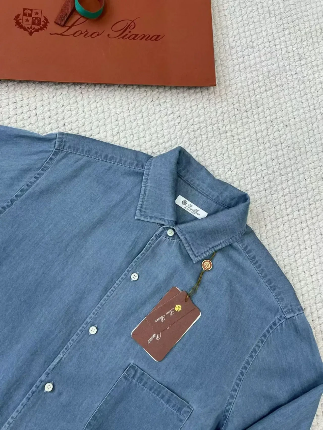 Чоловіча сорочка Loro Piana м-3хл 6