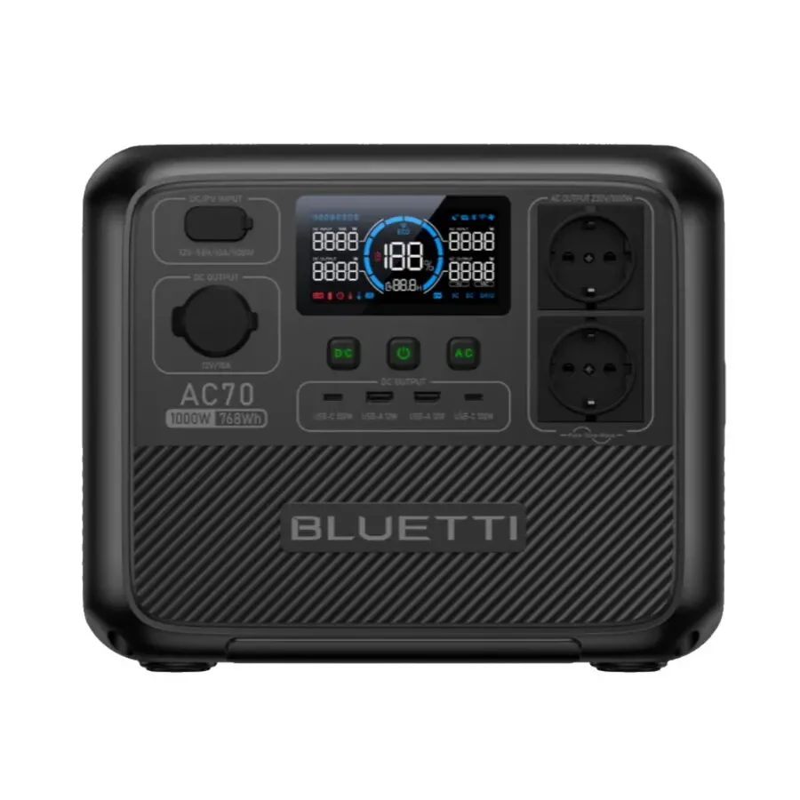 Портативна зарядна станція BLUETTI AC70 768Wh 1000W