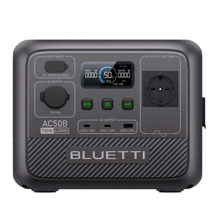 Компактна зарядна станція BLUETTI AC50B 448Wh, 700W