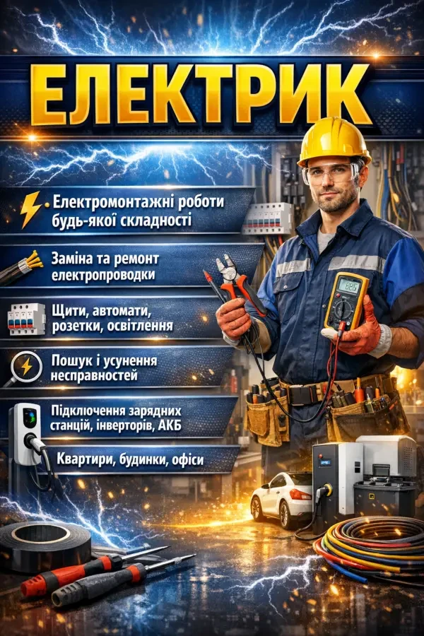 ЕЛЕКТРИК / всі види 2