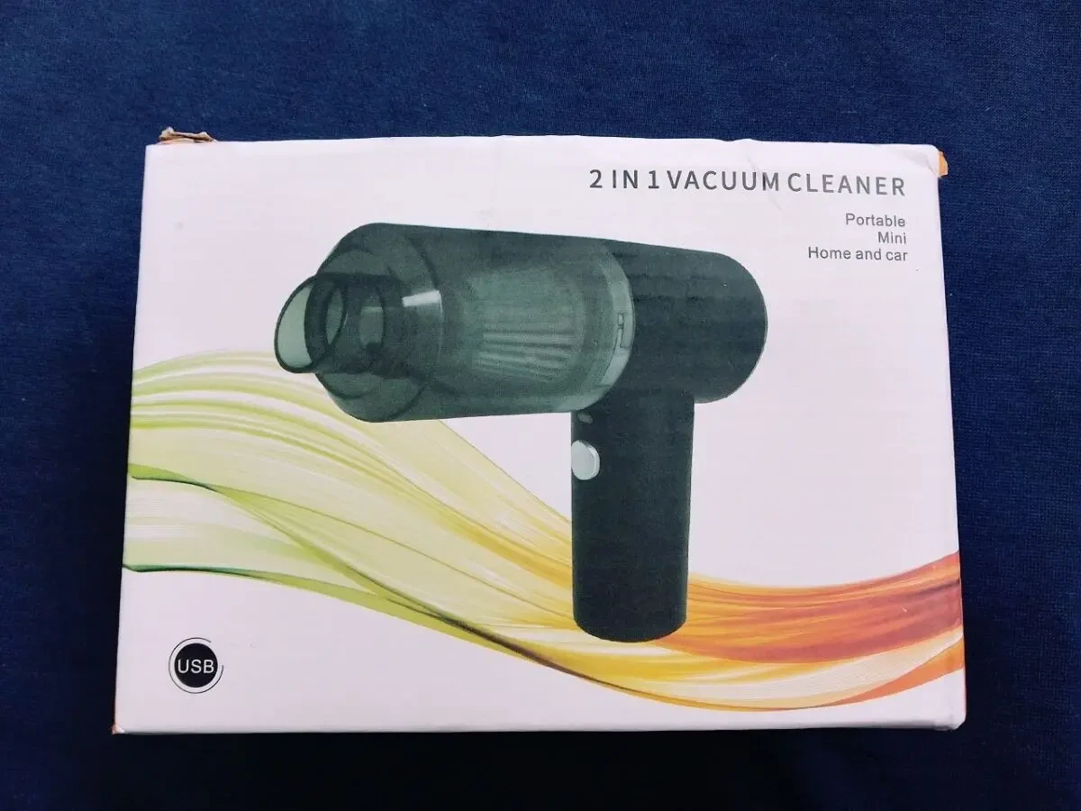 Автомобільний портативний бездротовий пилосос 2 in 1 Vacuum cleaner