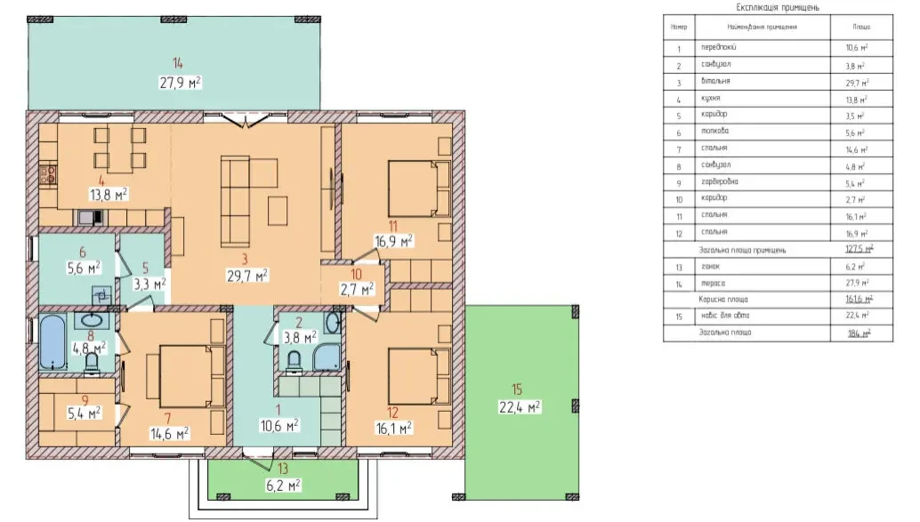 Продаж будинку мрії 184кв.м на 9 сотках землі 3