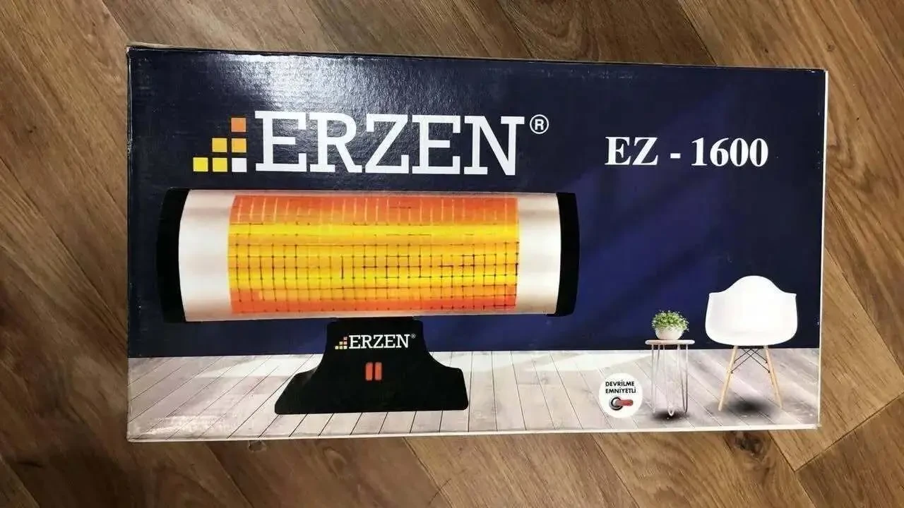 Інфрачервоний обігрівач кварцовий Erzen NH 1600 вт 2