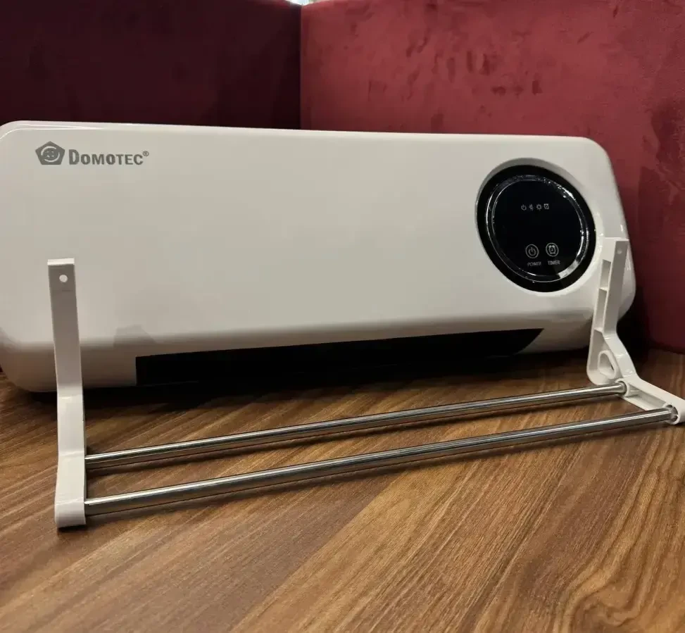 Настінний обігрівач Domotec MS-5963 White 2000Вт з пультом та сушаркою 2