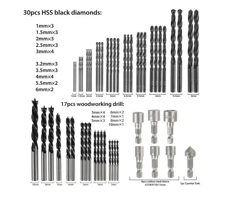 Набір інструментів, свердла anji depot у валізі, 246 шт 2