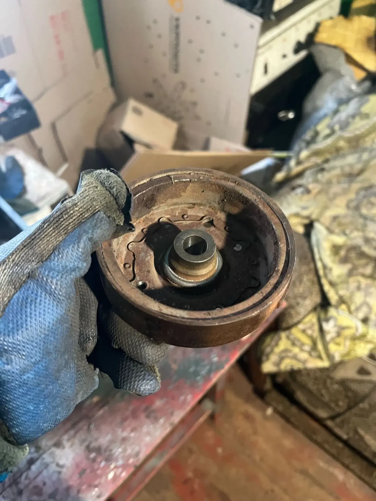 магнит генератора Хонда Дио 34 гблк мотор 3