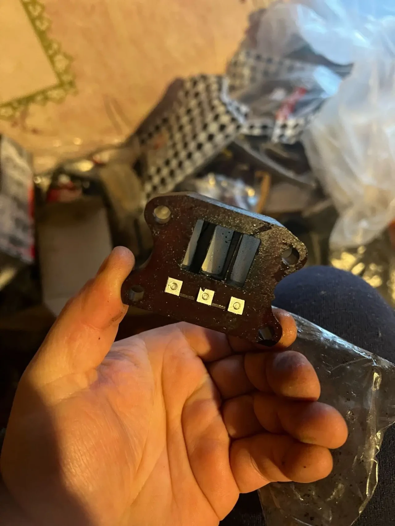 лепестковый клапан оригинал Хонда Дио 27 2