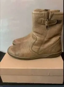 Женские полусапожки демисезонные кожаные Еcсo, 41размер.