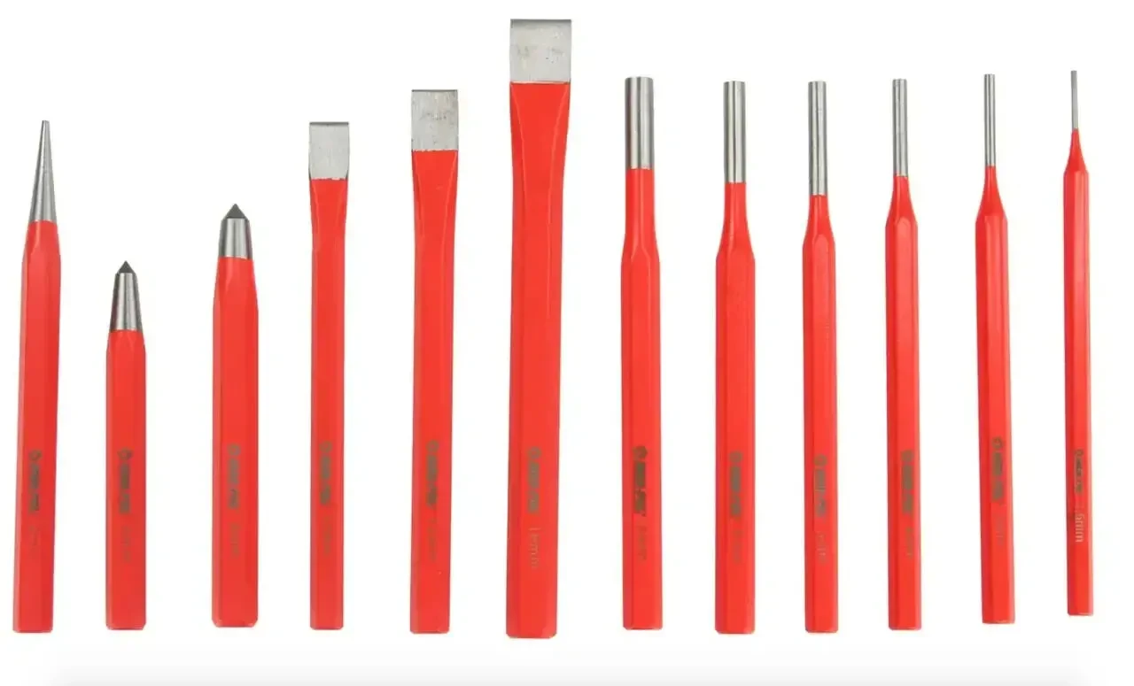 Набір пробійників та зубил 12 шт. VERKE V87002 3