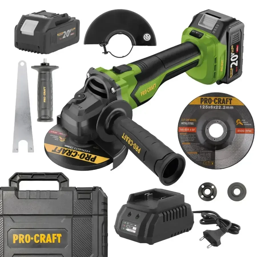 Набір акумуляторних безщіткових інструментів Procraft 20V, 5 предметів 2