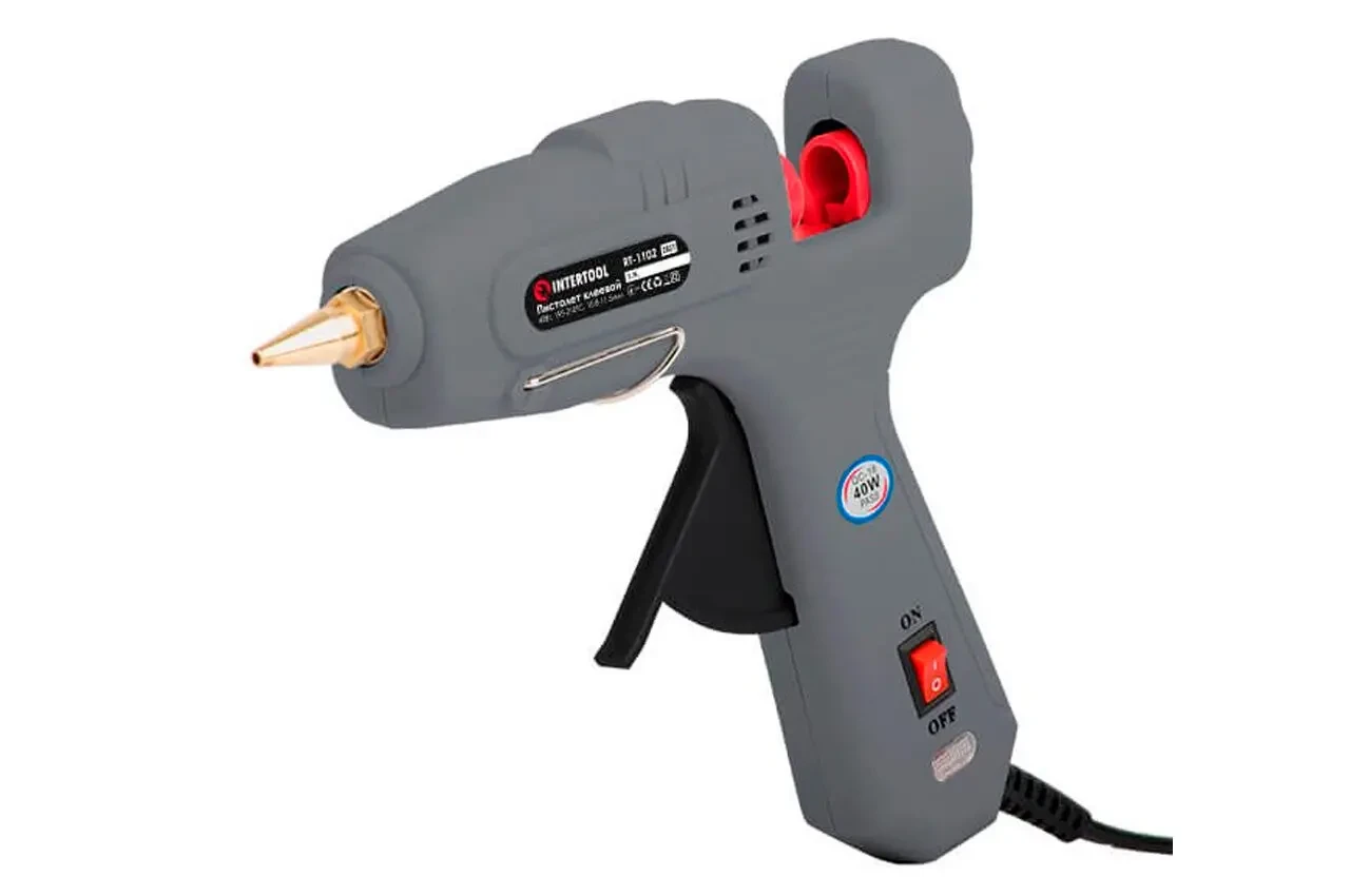 Пістолет клейовий Intertool - 11,2 мм x 40 Вт 3