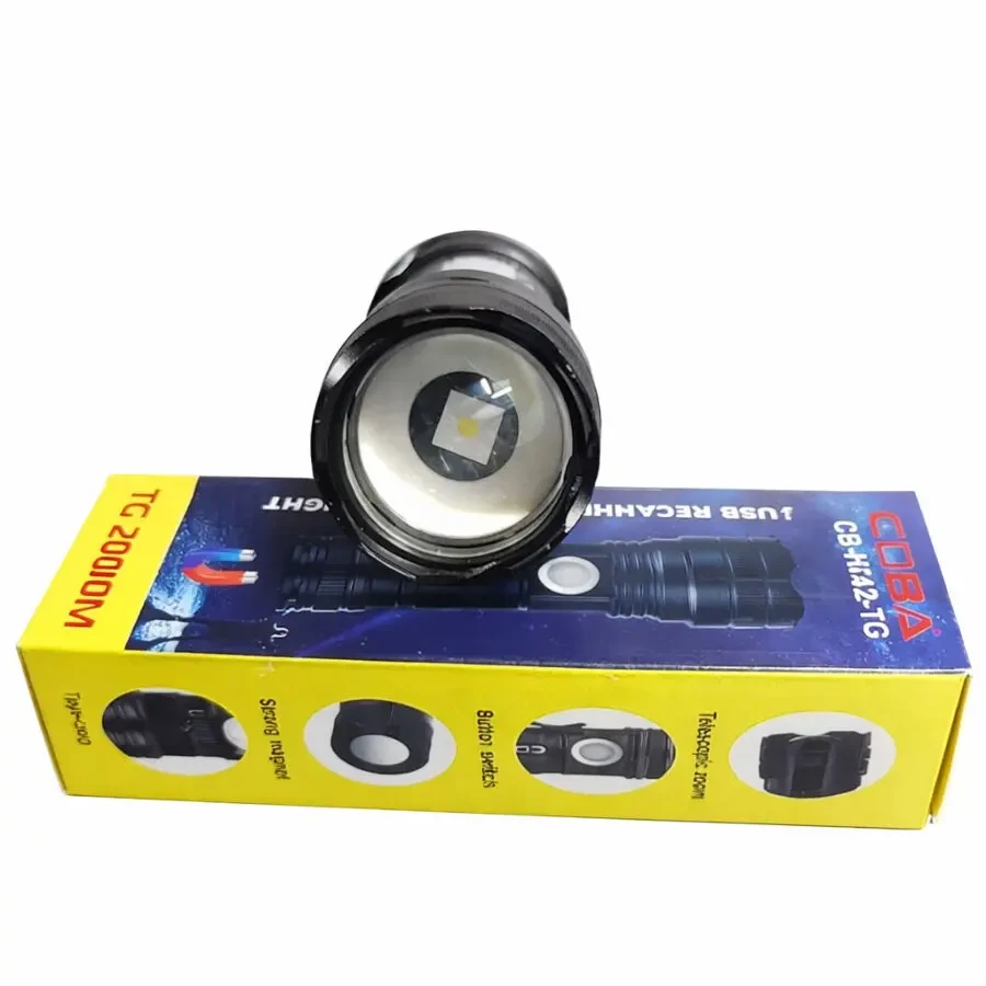 Ліхтарик потужний акумуляторний COBA CB-K42-TG TG2000M 4