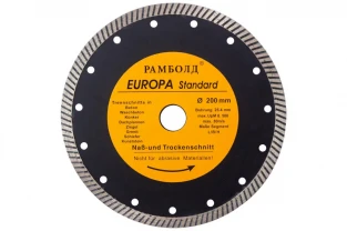 Диск діамантовий Рамболд - 200 x 25,4 мм турбо