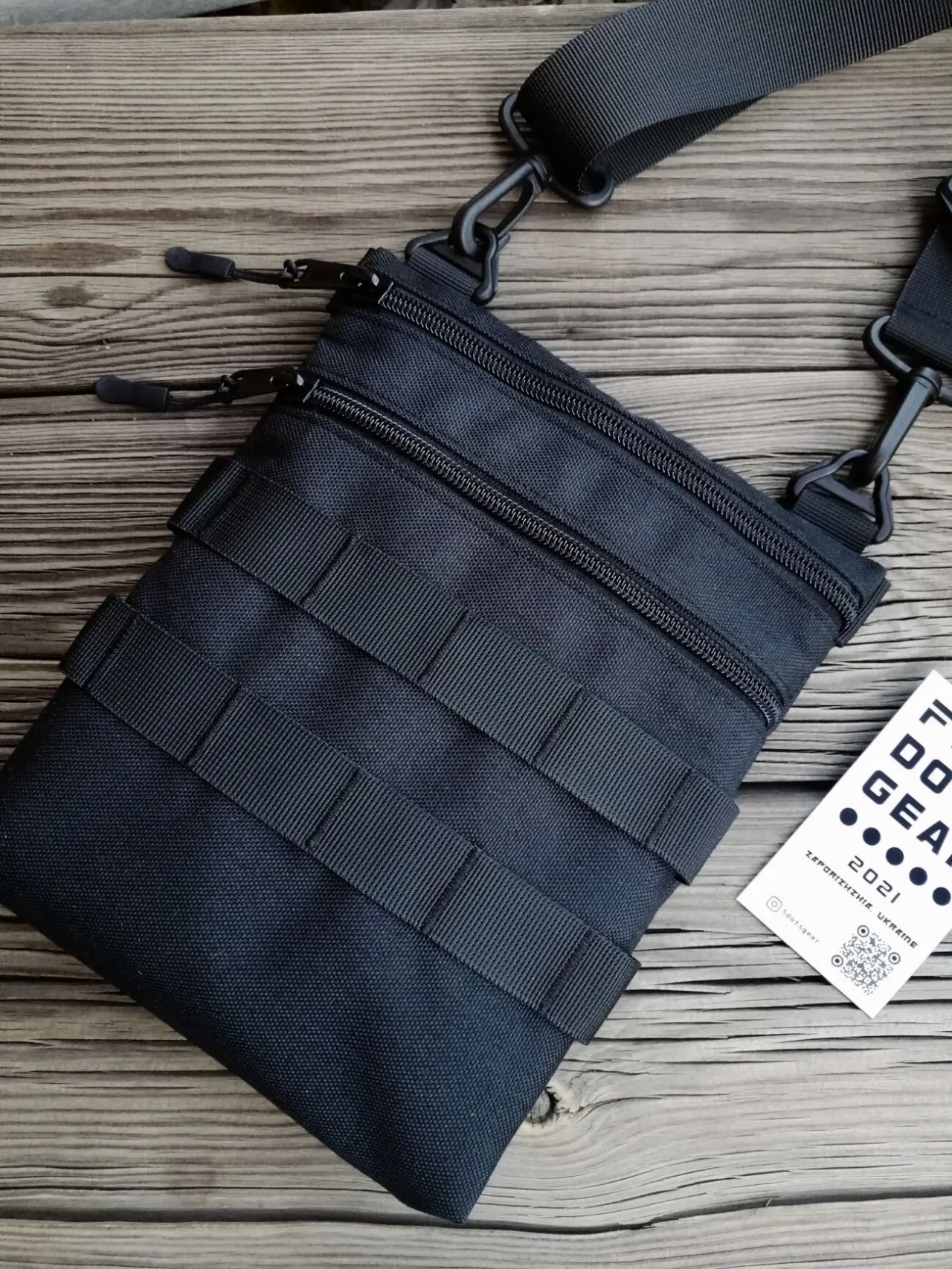 Сумка через плече smallbag molle кордура месенджер компактний молле