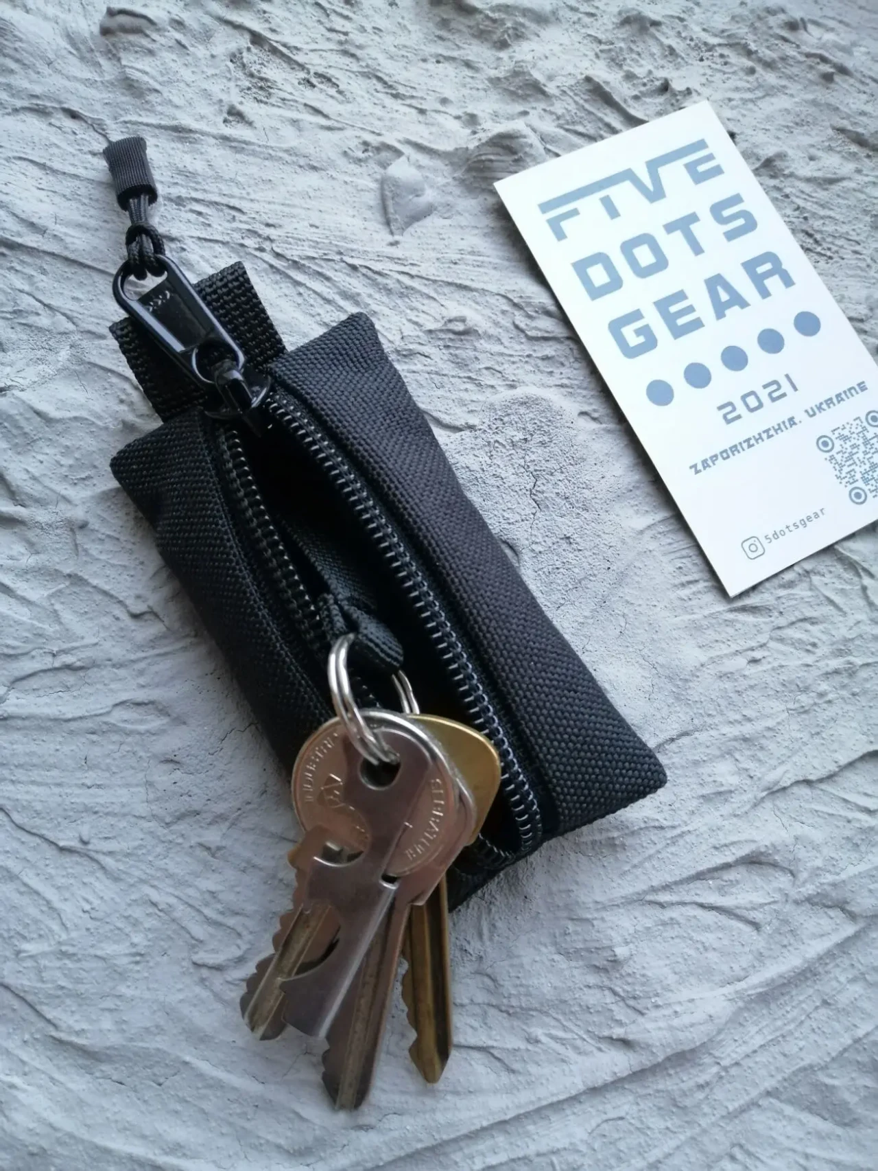 Ключниця маленька органайзер монетниця чохол для ключів edc кордура 7