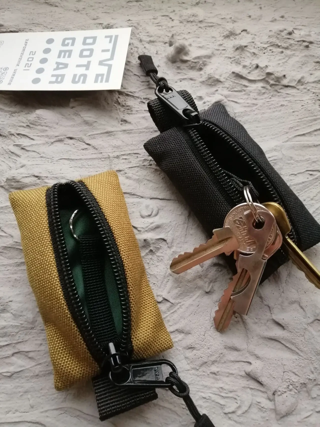 Ключниця маленька органайзер монетниця чохол для ключів edc кордура 8