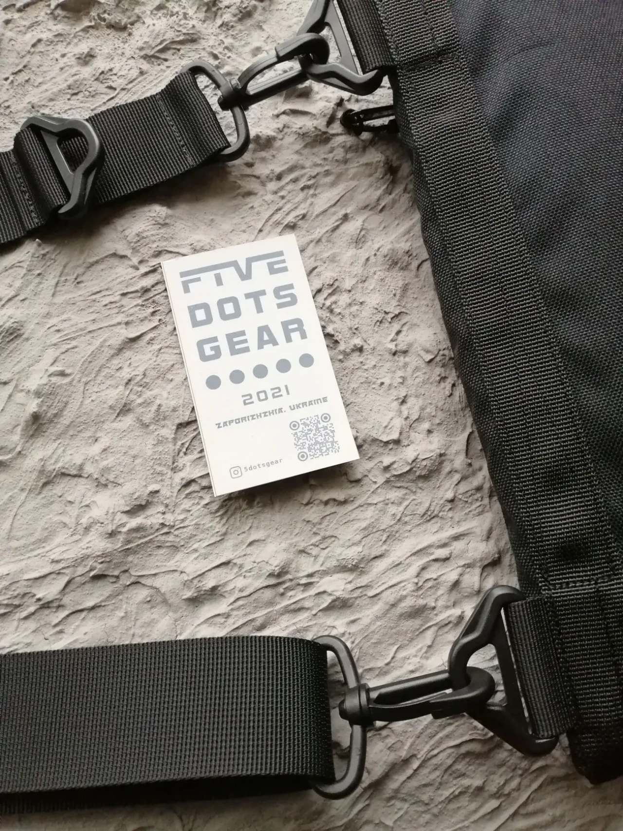 Сумка через плече кордура з велкро липучкою панеллю полем для патчів 9