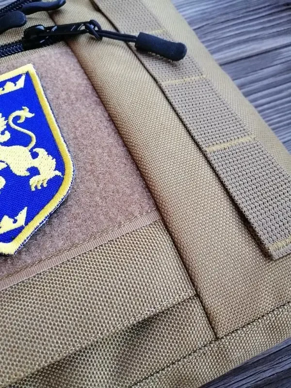 Сумка через плече кордура велкро липучка моллє поле панель для патчів 4