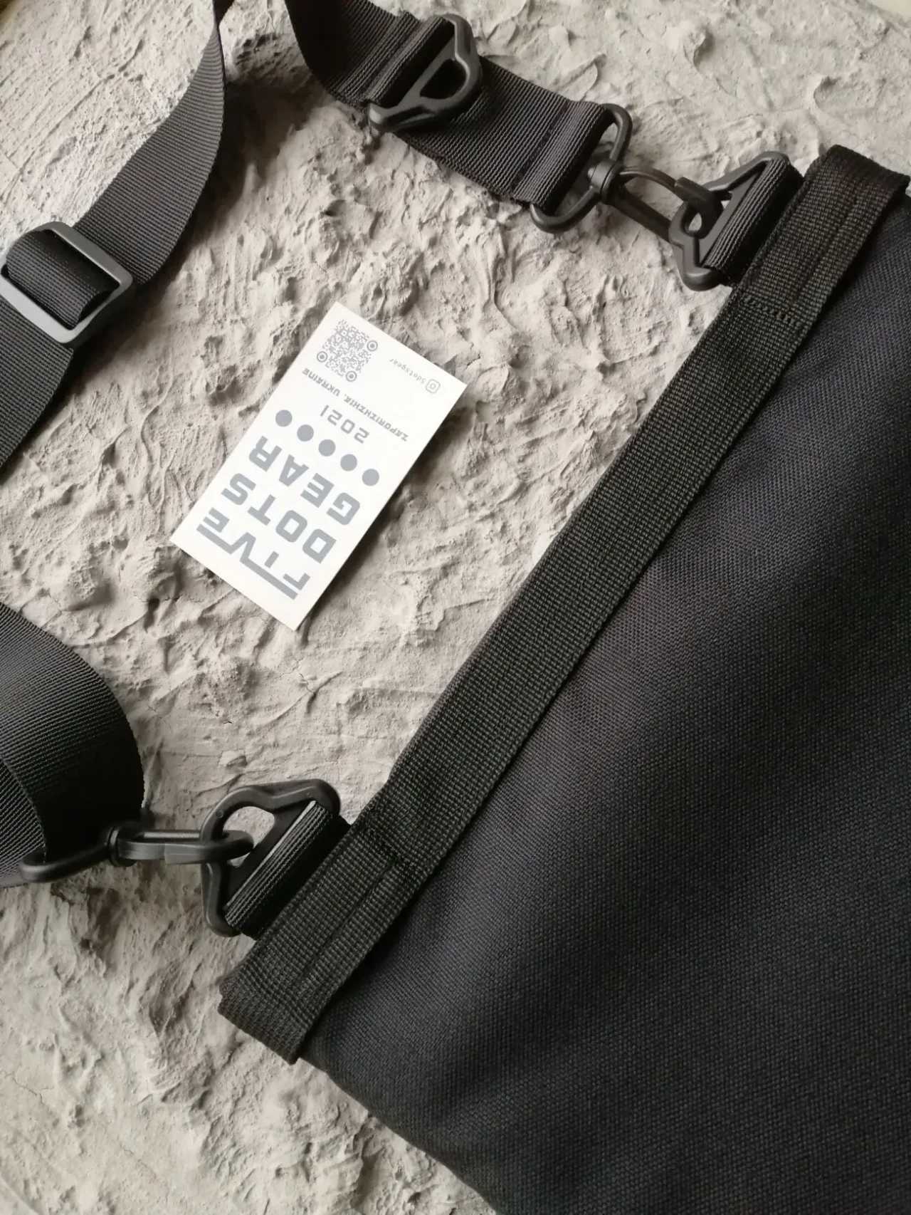 Сумка через плече 5dotsgear кордура з велкро патч панеллю липучкою 10