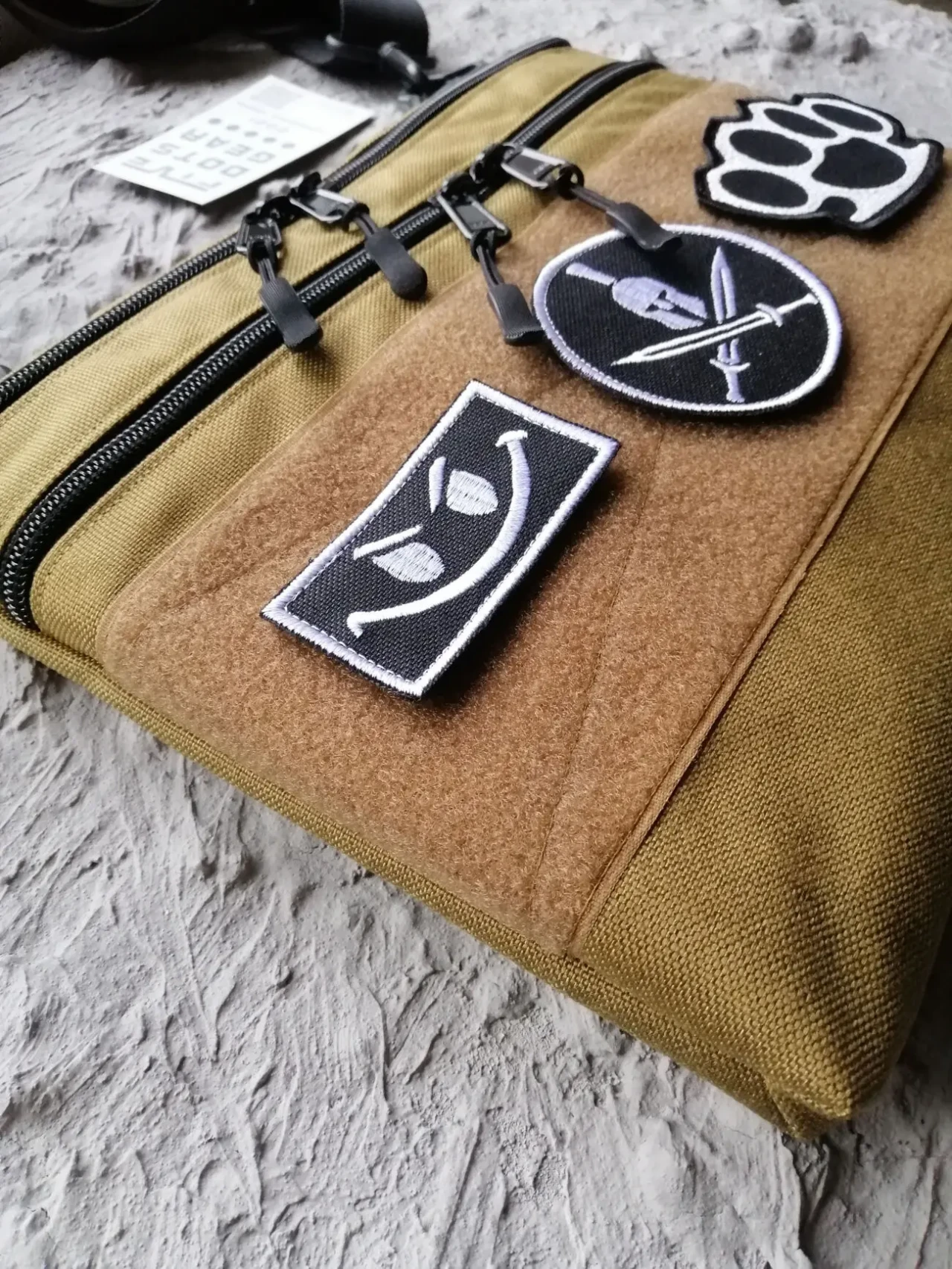 Сумка через плече 5dotsgear кордура з велкро патч панеллю липучкою 7