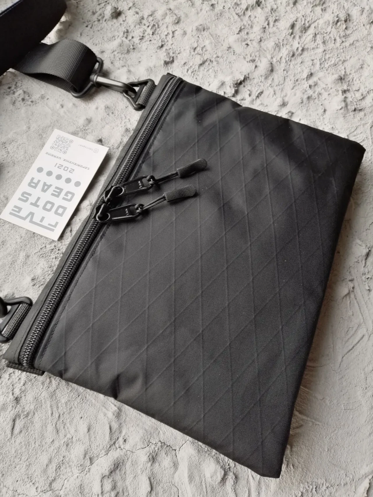 Сумка x-pac через плече месенджер ykk на плечо икспак techwear xpack 2