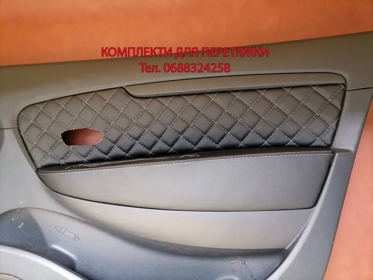 Комплект для перетяжки дверні карти Рено Сценік 3, Renault Scenic 3 2