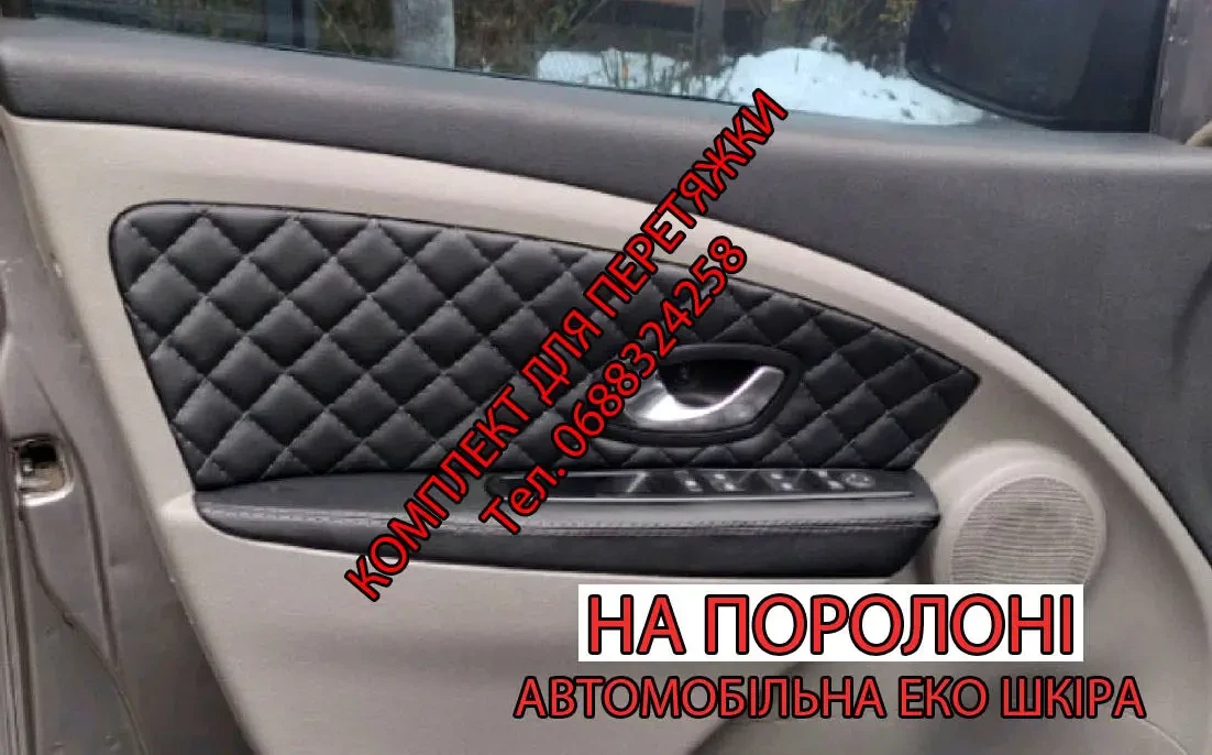 Комплект для перетяжки дверні карти Меган 3, Флюенс, Renault Megane