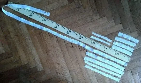 Отделка одежды для новорожденных  прошва белая 8