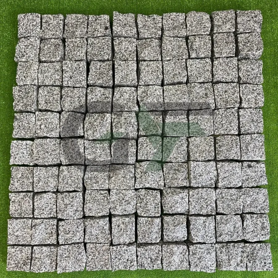 Бруківка 10х10х5 колота покостівка сіра 5