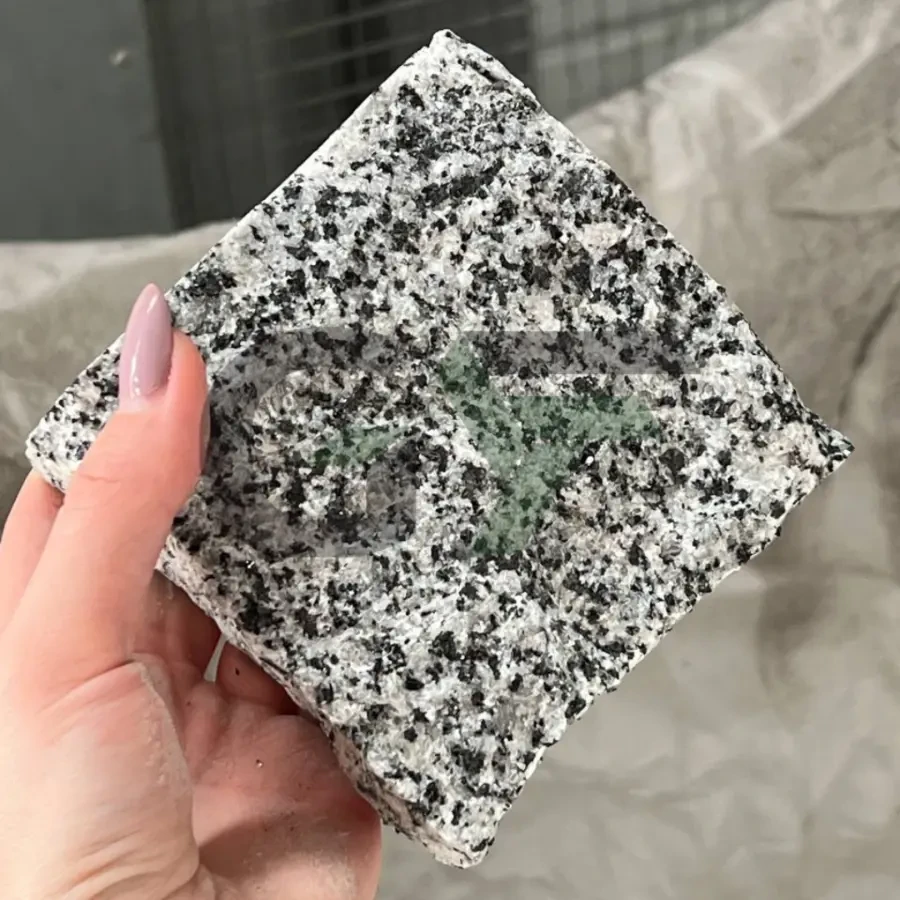 Бруківка 10х10х5 колота покостівка сіра 3