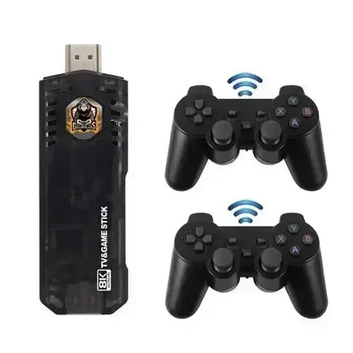 Ігрова ТВ приставка 8K/5G X8 і 2 бездротові джойстики для телевізора 2