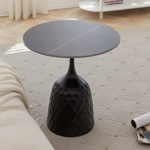 Журнальний столик з металевою основою та керамічною стільницею Лола 6