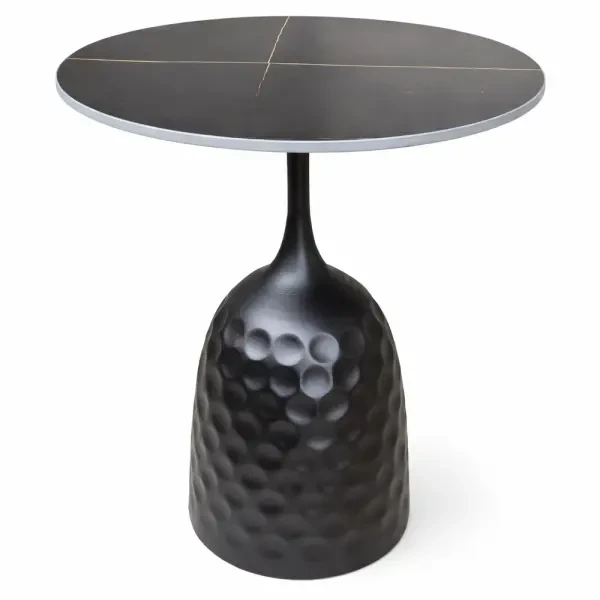 Журнальний столик з металевою основою та керамічною стільницею Лола 2