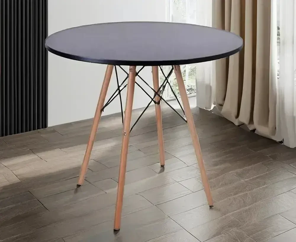 Стіл журнальний дерев'яний круглий Тауер Вуд 2