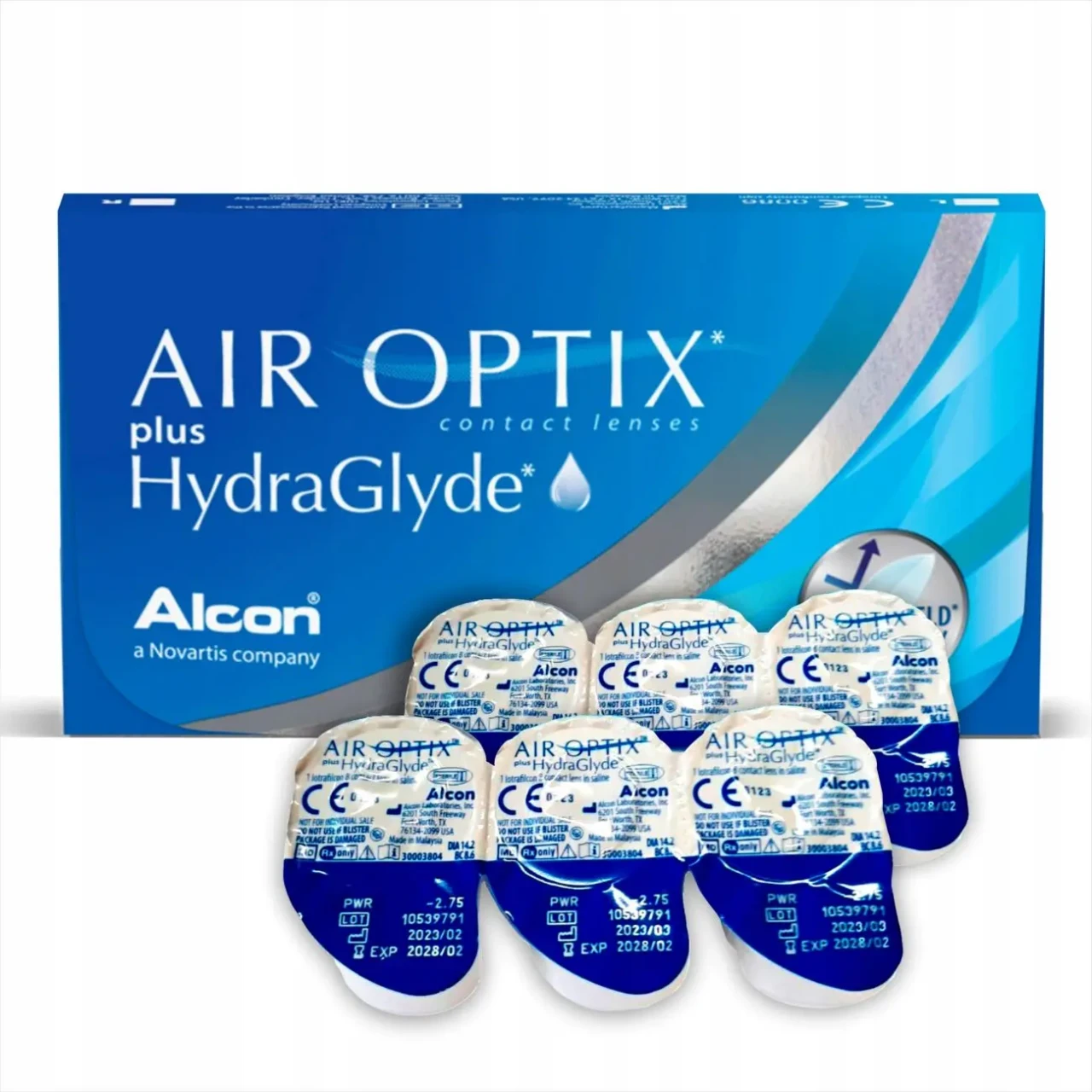 Контактні лінзи для очей Alcon air optix Hydra Glyde 2