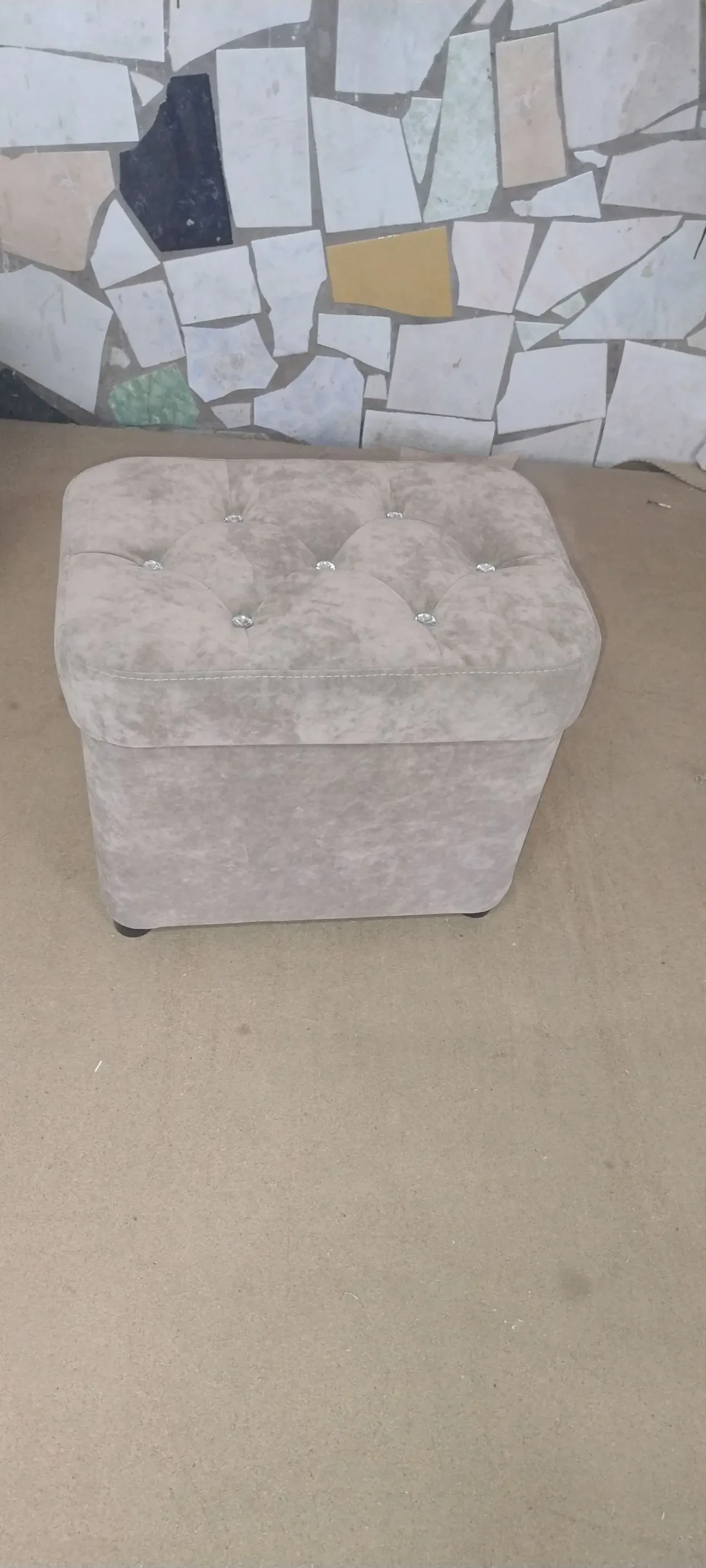 Банкетка Честер з стразами 6