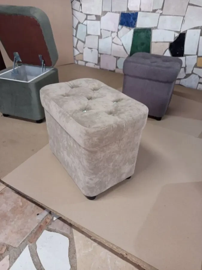 Банкетка Честер з стразами 5