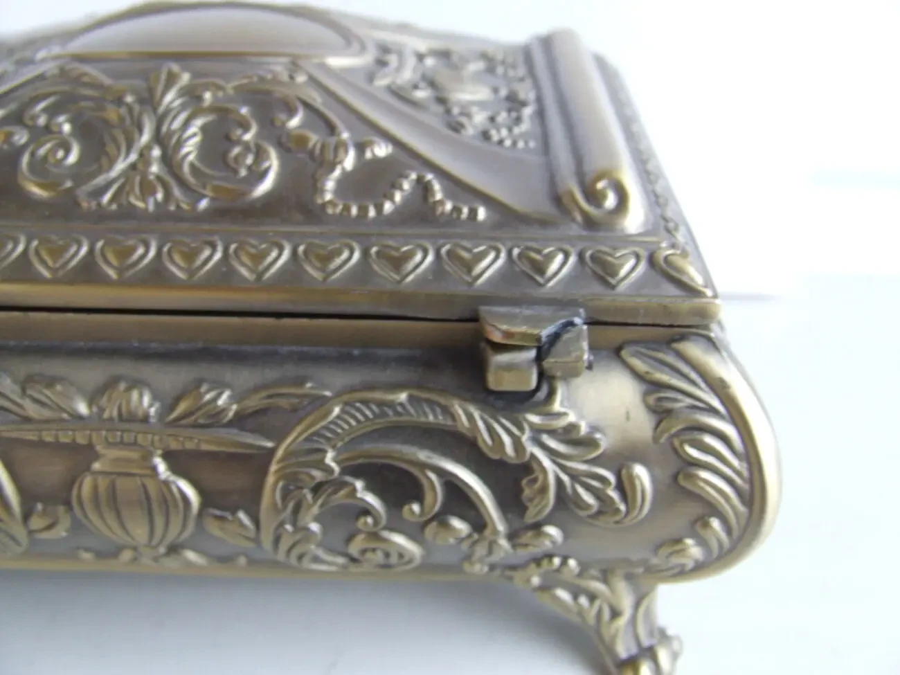 Коробка для прикрасс або.роз14х10х7 см.вага 520 гр. латунь або.. 5