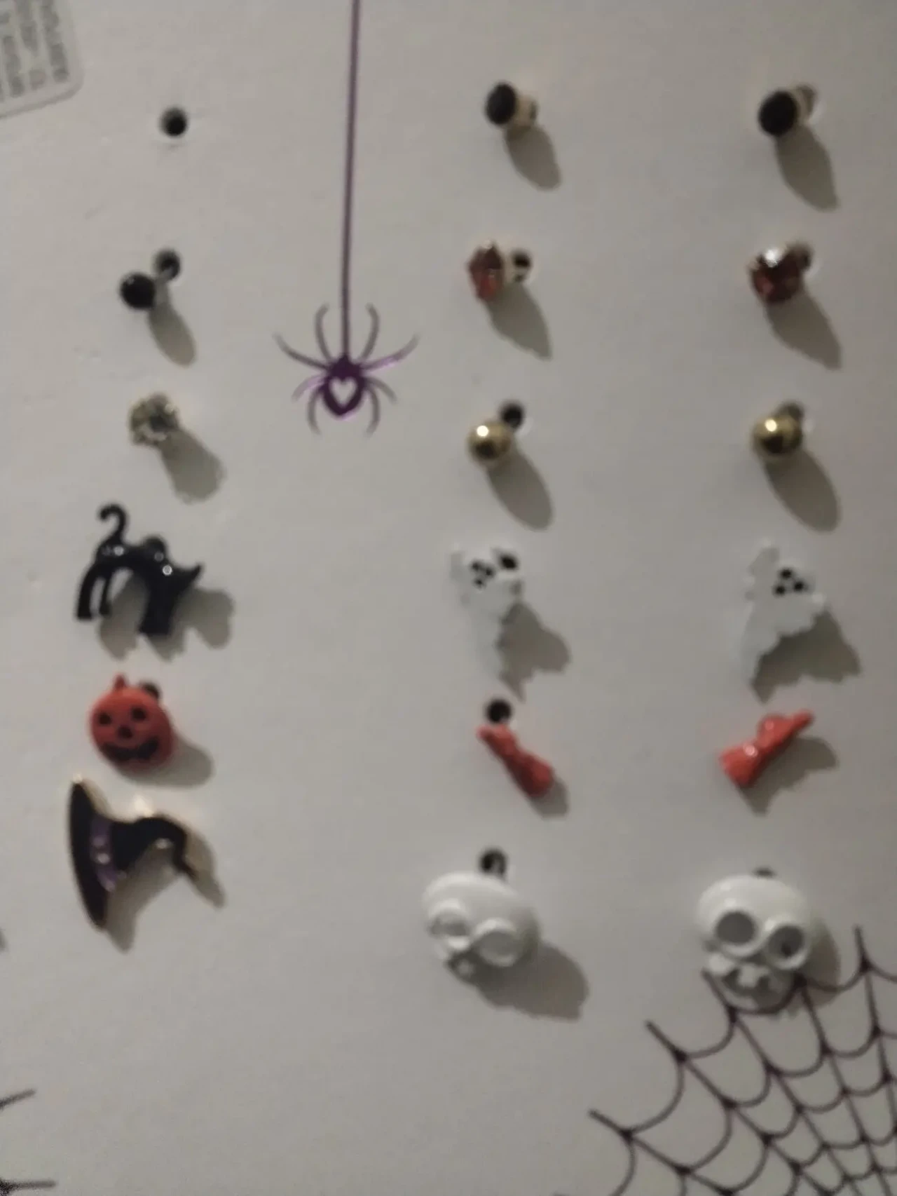 Сережки хелловин