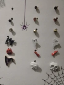 Сережки хелловин