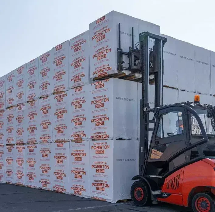 Газоблок PORISTON (AEROK Березань,Обухів) Піноблок  D300/D400/D500